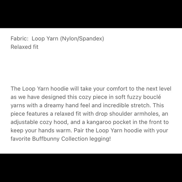 BuffBunny Loop Yarn Hoodie - Picture 6 of 15
